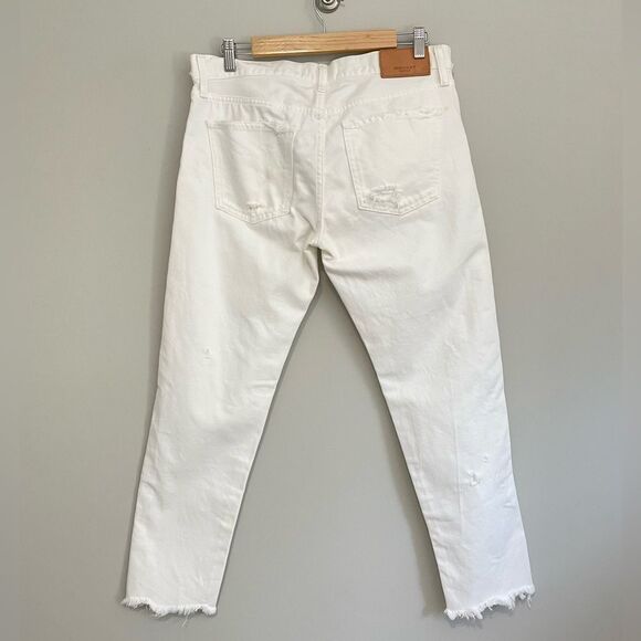 MOUSSY Raw Hem Mid-rise Cropped Jeans - Picture 6 of 7